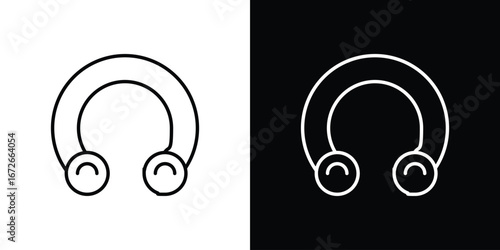 Piercing icon Lineal Style Vector Illustration. Vector symbol pictogram
