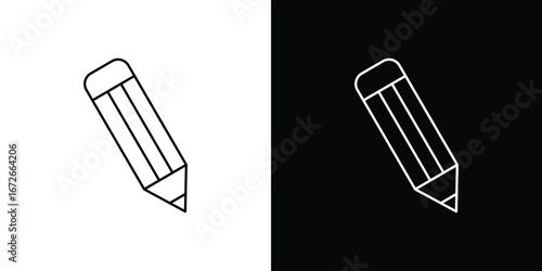 Pencil icon Lineal Style Vector Illustration. Vector symbol pictogram