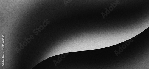 Black white grainy background, monochrome gray noisy texture dark grunge banner, header poster cover backdrop design	