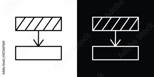 Diagram next icon Lineal Style Vector Illustration. Vector symbol pictogram