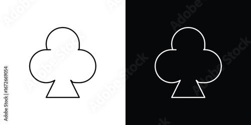 Card-club icon Lineal Style Vector Illustration. Vector symbol pictogram