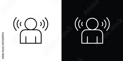 Brand awareness icon Lineal Style Vector Illustration. Vector symbol pictogram