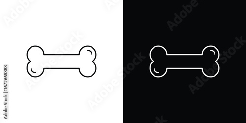 Bone icon Lineal Style Vector Illustration. Vector symbol pictogram