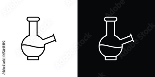 Bong icon Lineal Style Vector Illustration. Vector symbol pictogram