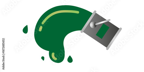 Minimal Line Icons Set — Green Version