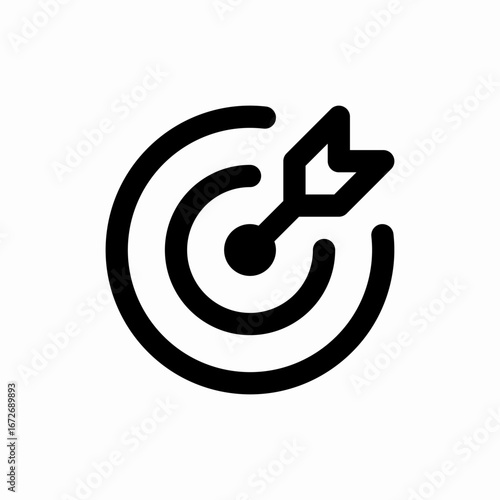 darts shoot icon sign vector