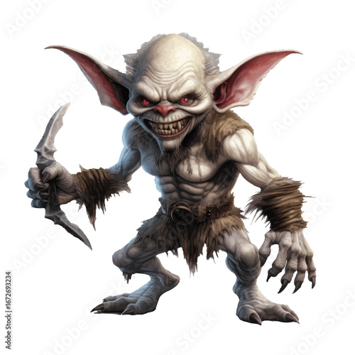 Bilde på lerret scary zombie imp