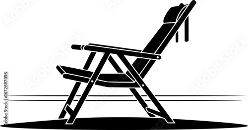 set Beach chair silhouette, Summer beach chair silhouette, Beach chair svg, Folding beach chairs svg, Folding beach chairs silhouette. set