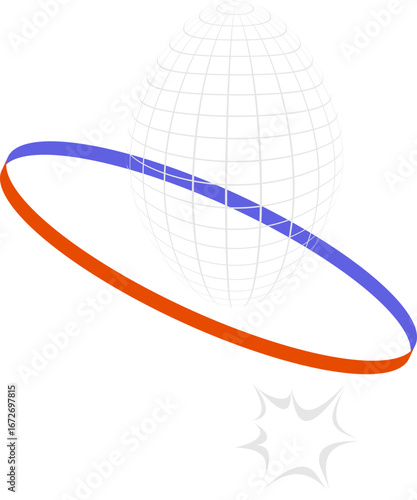 Trendy Colorful abstract form. Creative concept for design. Trendy Halftone. Figuras creativas abstractas 