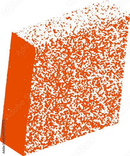 Trendy Colorful abstract form. Creative concept for design. Trendy Halftone. Figuras creativas abstractas 