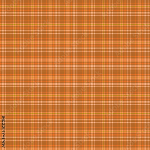 Cozy Orange and Brown Tartan Check



