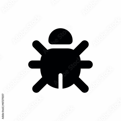 bug error icon sign vector