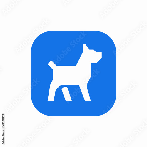pet dog icon sign vector