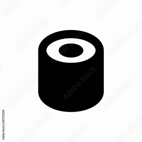 sushi roll icon sign vector