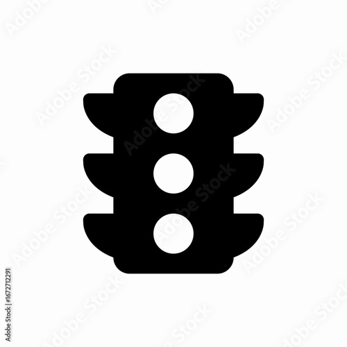 traffic light icon sign vector