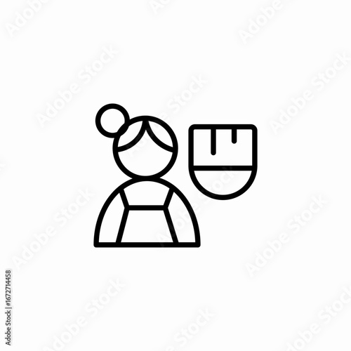 beauty routine icon sign vector