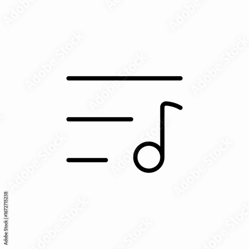 music text icon sign vector