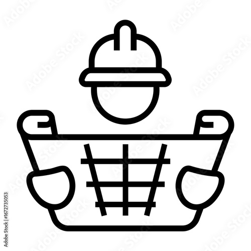 construction Line Icon
