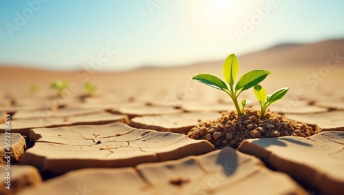 Desert Sprout Hope in Arid Land.