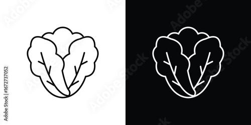 Lettuce icon vector illustration for app ui.