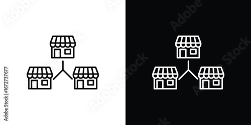 Franchise icon vector illustration for app ui.