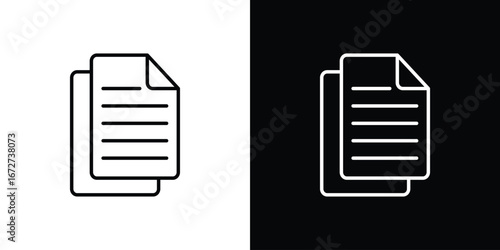 Duplicate icon vector illustration for app ui.