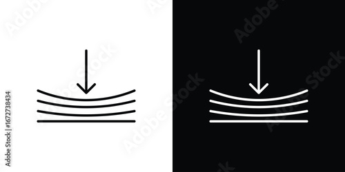 Compress icon vector illustration for app ui.