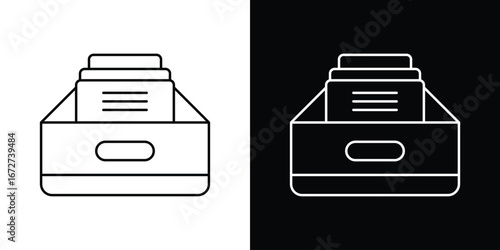Archive icon vector illustration for app ui.