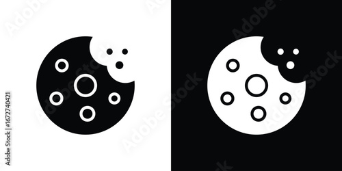 Cookie icon symbol sign vector design