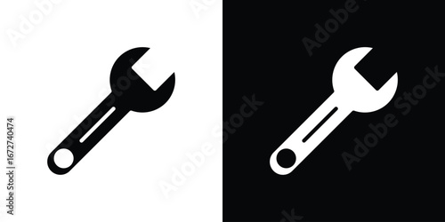 Wrench icon symbol sign vector design