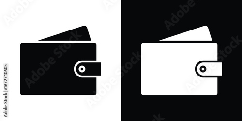 Wallet icon symbol sign vector design