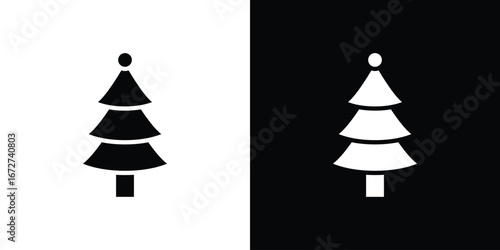 Tree christmas icon symbol sign vector design