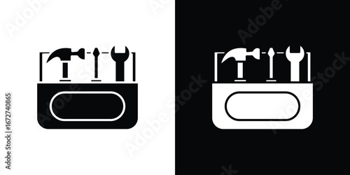 Toolbox icon symbol sign vector design