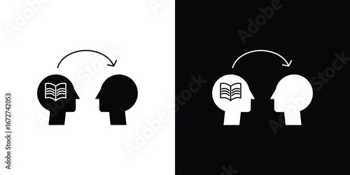 Share thoughts icon symbol sign vector design