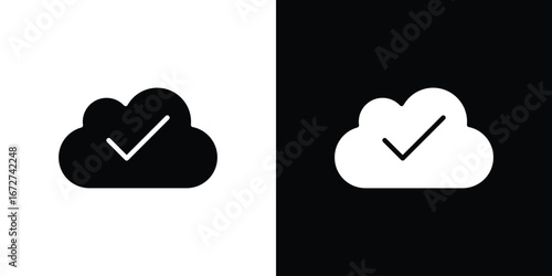 Saved to drive icon symbol sign vector design