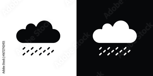 Rain icon symbol sign vector design