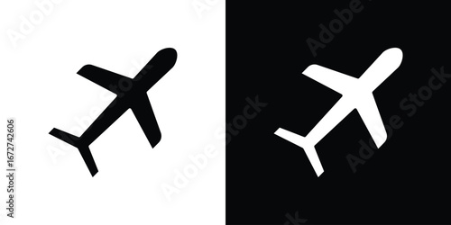 Plane icon symbol sign vector design