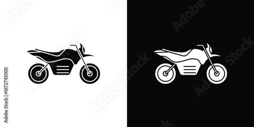 Motorcycle icon symbol sign vector design