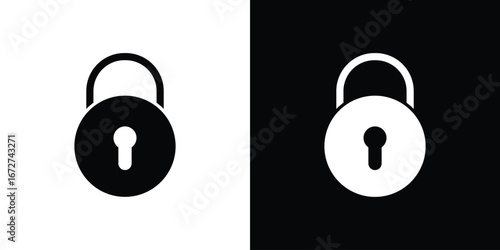 Lock icon symbol sign vector design