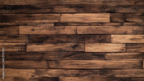 rustic wood wall paneling design, wooden surface and grain detail, wood texture