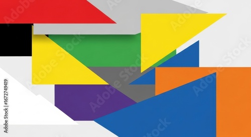 Vibrant geometric shapes in a dynamic abstract composition create modern visual appeal and energy Free Download Vibrant geometric shapes in a dynamic abstract composition create modern visual appeal and energy - GFXLoad