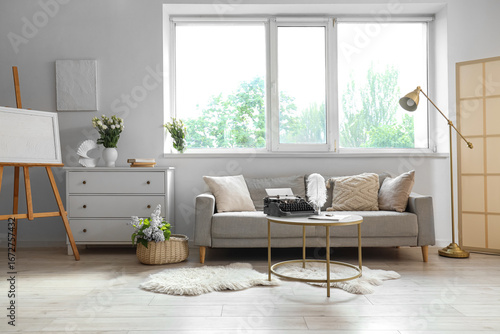 Interior of living room wit...