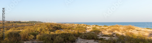 Panoramic view, Altura Walkways, Alagoa beach, Algarve