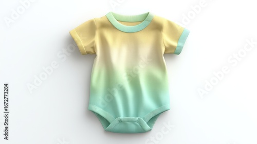 Baby bodysuit, ombre colors