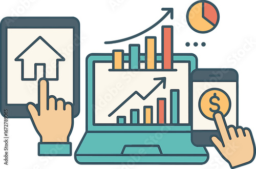 Digital tools for housing and investment: use electronic devices to streamline real estate management and market organization