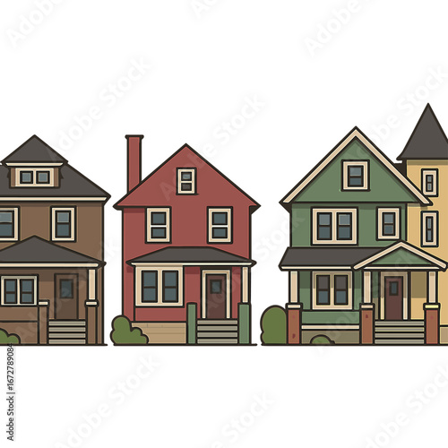 Homes for residents in Buffalo, New York, United States
