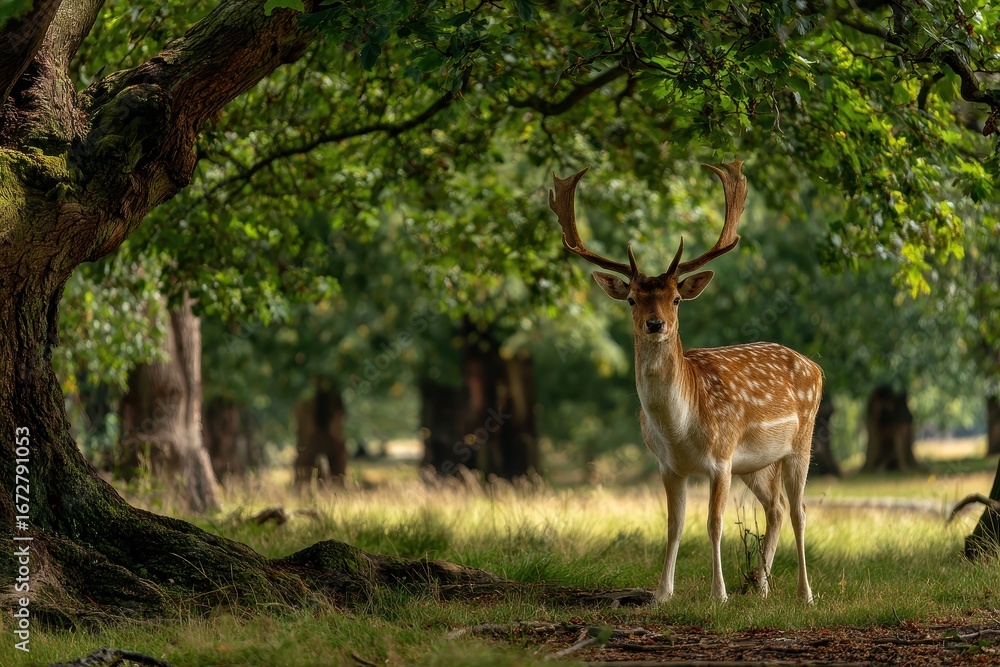 Fototapeta premium Dublin s Phoenix Park July 2023