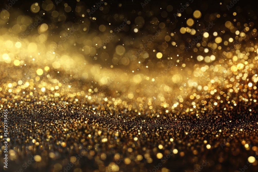 Fototapeta premium Glittering gold backdrop for luxury or high value visuals