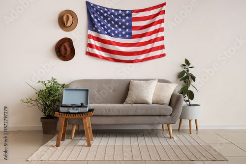 Interior of living room wit...