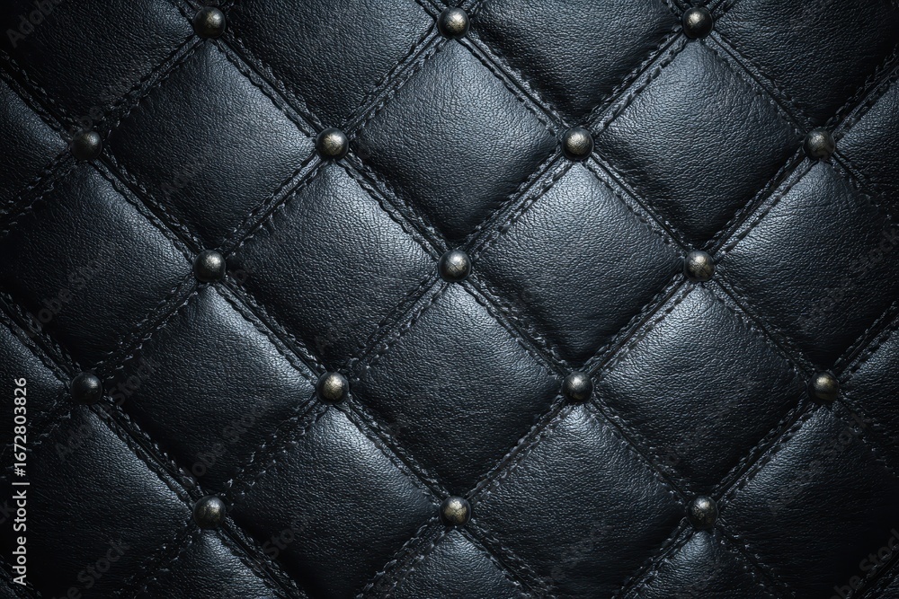 Naklejka premium Textured black leather backgrounds